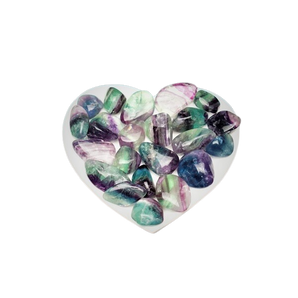 Rainbow Fluorite Tumbled Stone – Clarity, Focus & Emotional Balance - Heavenly Crystals Online