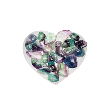 Rainbow Fluorite Tumbled Stone – Clarity, Focus & Emotional Balance - Heavenly Crystals Online