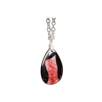 Red & Black Agate Pendant – Protection, Strength & Grounding Energy - Heavenly Crystals Online