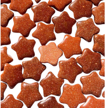 Red Goldstone Stars & Moons - Heavenly Crystals Online