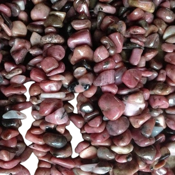Rhodonite Chips (100g) Pouch for Emotional Balance, Love & Heart Chakra - Heavenly Crystals Online