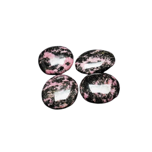 Rhodonite Palm Stone - Compassion, Emotional Healing & Heart Chakra Support - Heavenly Crystals Online