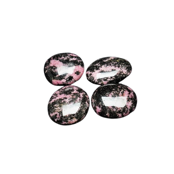Rhodonite Palm Stone - Compassion, Emotional Healing & Heart Chakra Support - Heavenly Crystals Online