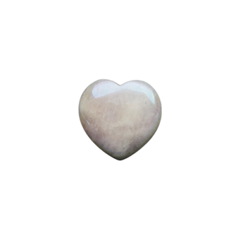Rose Aura Quartz Heart (40mm) – Self‑Love, Positivity & High‑Vibration Aura Crystal - Heavenly Crystals Online