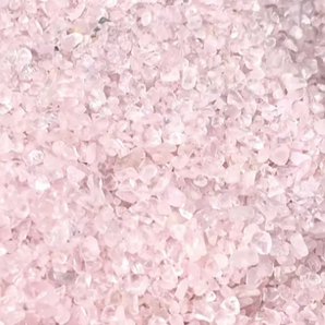 Rose Quartz Chips (100g) Pouch for Love & Heart Healing - Heavenly Crystals Online