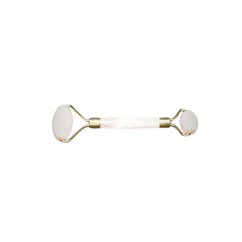 Rose Quartz Gold Facial Massage Roller - Heavenly Crystals Online