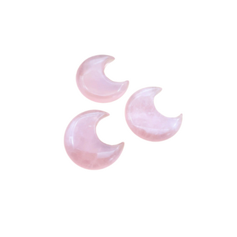 Rose Quartz Moons - Heavenly Crystals Online