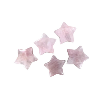 Rose Quartz Stars - Heavenly Crystals Online