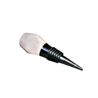 Rose Quartz Wine Stopper - Heavenly Crystals Online