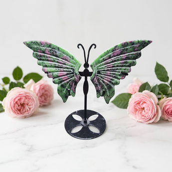 Ruby Zoisite Butterfly (215g) - Transformation & Heart Connection - Heavenly Crystals Online