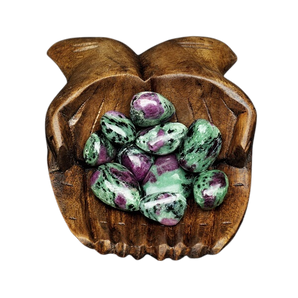 Ruby Zoisite Tumbled Stone – Passion, Healing & Heart–Root Alignment - Heavenly Crystals Online
