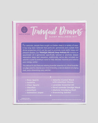 Sage & Stone Wellness Kit – Tranquil Dreams Sleep Wellness - Heavenly Crystals Online