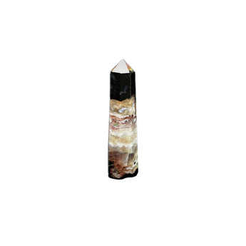 Sardonyx Polished Pencil Point (74g) - Strength, Protection & Grounded Confidence - Heavenly Crystals Online