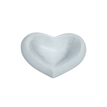 Selenite Heart Bowl (170g) – Cleansing, Purification & High‑Vibration Light Energy - Heavenly Crystals Online