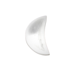 Selenite Moon Dish (202g) – Cleansing, Charging & Lunar Energy - Heavenly Crystals Online