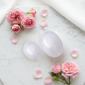 Selenite Palm Stone – Cleansing, Charging & High‑Vibration Energy - Heavenly Crystals Online