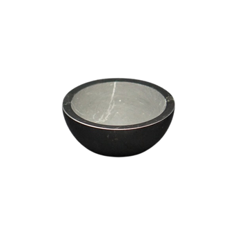 Shungite Bowl Genuine (423g) - EMF Protection, Purification & Grounding Energy - Heavenly Crystals Online