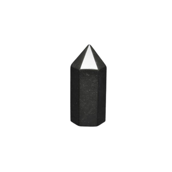 Shungite Generator Point Genuine (50mm) - EMF Protection, Purification & Grounding - Heavenly Crystals Online