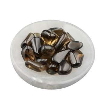 Smoky Quartz Dark Tumbled Stone – Protection & Emotional Balance - Heavenly Crystals Online