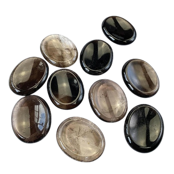 Smoky Quartz Worry Stone - Heavenly Crystals Online