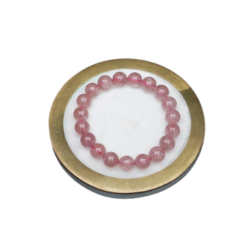 Strawberry Quartz Bracelet - Love, Joy & Heart‑Healing Energy - Heavenly Crystals Online