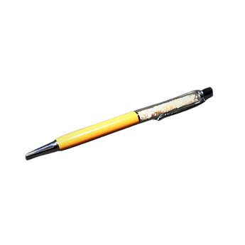 Sunstone Crystal Pen with Velvet Pouch – Manifestation, Confidence & Creative Writing Tool - Heavenly Crystals Online
