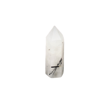 Tourmalinated Quartz Generator Point - Heavenly Crystals Online