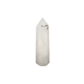 Tourmalinated Quartz Generator Point - Heavenly Crystals Online