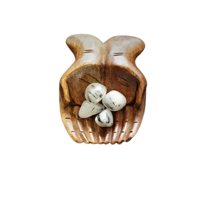 Tourmalinated Quartz Tumbled Stone - Protection, Clarity & Energy Cleansing - Heavenly Crystals Online