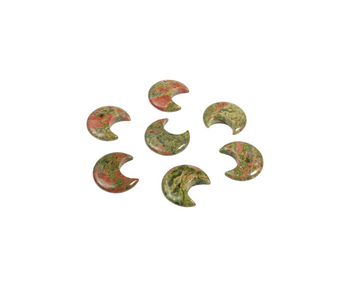 Unakite Jasper Moon - Heavenly Crystals Online