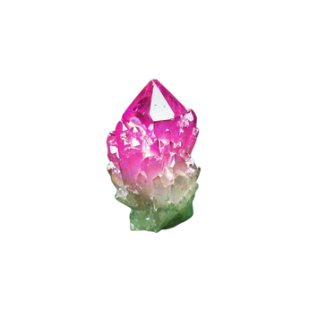 Watermelon Aura Quartz Cluster (82g) – Joy, Heart Healing & High‑Vibration Energy - Heavenly Crystals Online