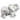 White Howlite Elephant (69g) – Calming, Stress Relief & Emotional Soothing - Heavenly Crystals Online