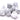 White Howlite Tumbled Stone - Soothing Energy, Mindfulness & Emotional Support - Heavenly Crystals Online