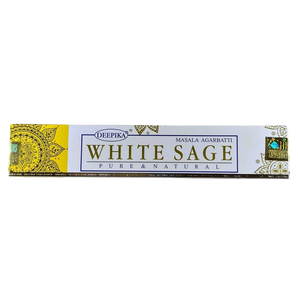 White Sage Incense Stick – Sacred Aroma for Cleansing, Protection & Meditation Rituals - Heavenly Crystals Online
