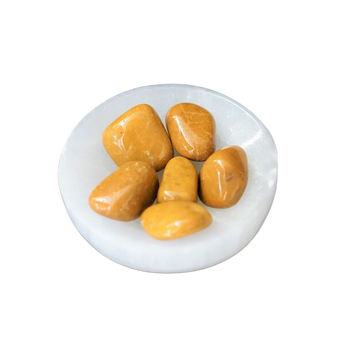 Yellow Jasper Tumbled Stone – Protection, Confidence & Grounding - Heavenly Crystals Online