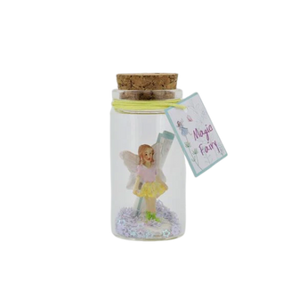 Yellow Magic Fairy Wishing Jar - Heavenly Crystals Online