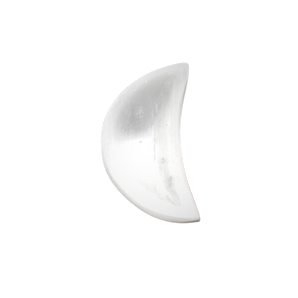 Selenite Moon Dish - 202 grams