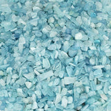 Aquamarine Chips (100g) – Calm, Clarity & Communication in Organza Pouch - Heavenly Crystals Online