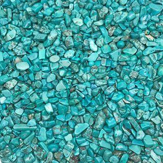 Blue Dyed Howlite Chips (100g) Pouch for Calm & Communication - Heavenly Crystals Online