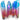Blue & Red Aura Quartz Point (50g) in Organza Pouch - Harmony, Insight & Radiant Vibration - Heavenly Crystals Online