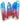 Blue & Red Aura Quartz Point (50g) in Organza Pouch - Harmony, Insight & Radiant Vibration - Heavenly Crystals Online