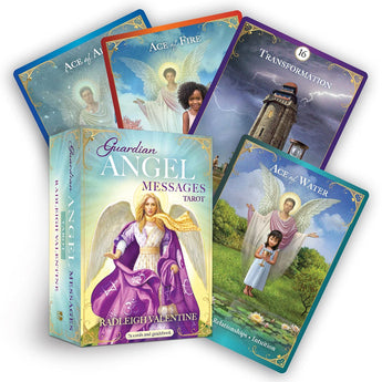 Guardian Angel Messages Tarot - Radleigh Valentine - Gentle Tarot, Angelic Guidance & Spiritual Support - Heavenly Crystals Online