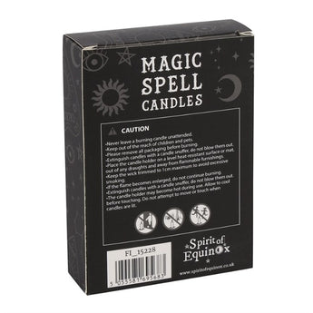 Magic Spell Candles 12 pack - Black Protection - Heavenly Crystals Online