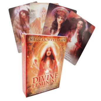 The Divine Feminine Oracle - Meggan Watterson - Sacred Feminine Wisdom & Goddess Guidance - Heavenly Crystals Online