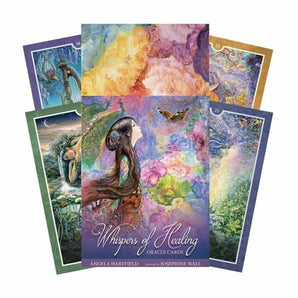 Whispers of Healing Oracle Cards - Angela Hartfield & Josephine Wall - Emotional Healing, Intuition & Gentle Guidance - Heavenly Crystals Online