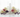 Selenite tower and wand with amethyst and white flowers on white marble surface