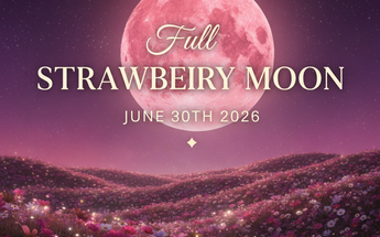 Full moon crystals collection — Moonstone, Selenite, Rose Quartz, Amethyst, Labradorite and Clear Quartz