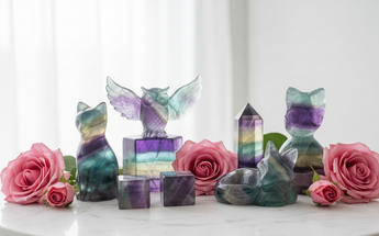 Rainbow Fluorite Crystals – Clarity, Growth & Transformation
