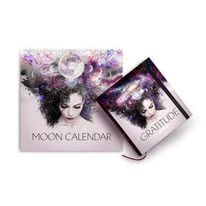 Gratitude Bundle ~ 2025 Gratitude Diary & 2025 Moon Calendar