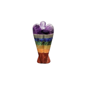 7 Chakra Angel – Hand‑Carved Crystal Guardian for Balance, Protection & Energy Alignment - Heavenly Crystals Online